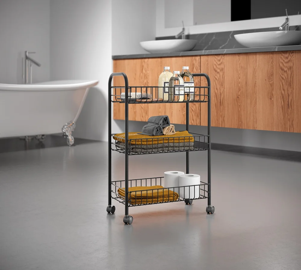 Полка Metaltex Lugano 34.45.03 3-ярусная от магазина ЛесКонПром.ру