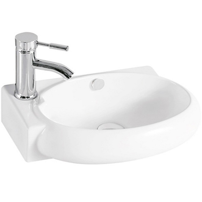 Раковина CeramaLux 43 9100R Белая от магазина ЛесКонПром.ру