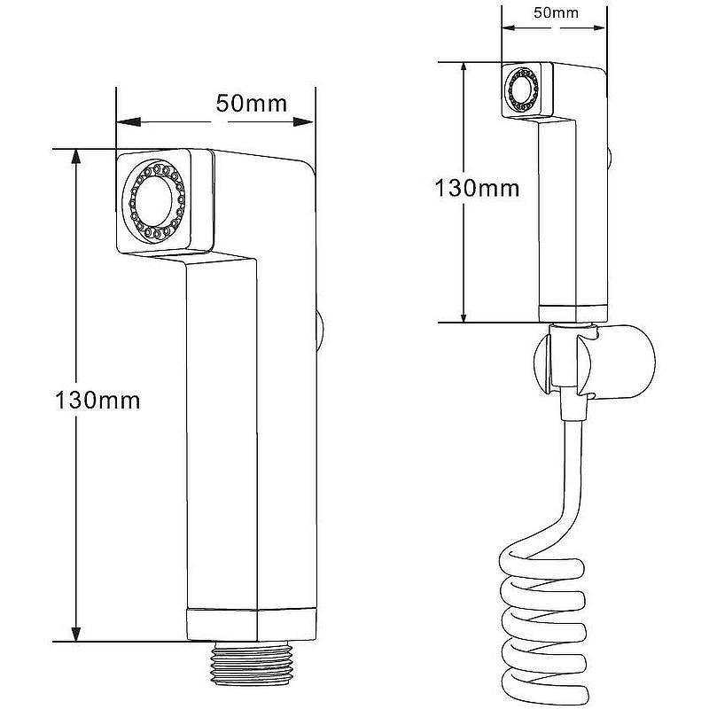Гигиенический душ Orange HS021bk Черный от магазина ЛесКонПром.ру