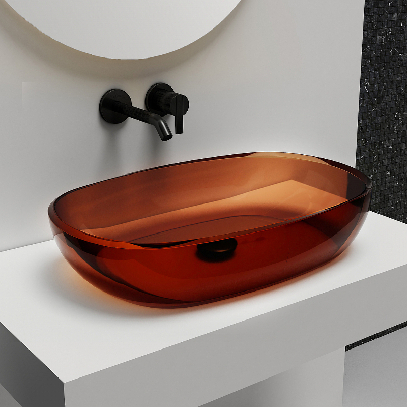 Раковина-чаша Abber Kristall 60 AT2805Opal Коричневая от магазина ЛесКонПром.ру