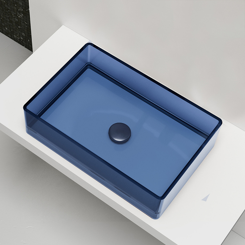 Раковина-чаша Abber Kristall 60 AT2803Saphir Синяя от магазина ЛесКонПром.ру