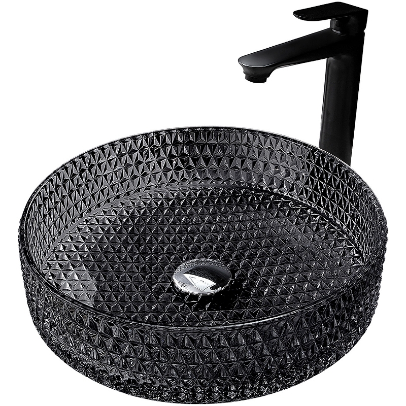 Раковина-чаша Abber Glas 40 AK2301B Черная от магазина ЛесКонПром.ру