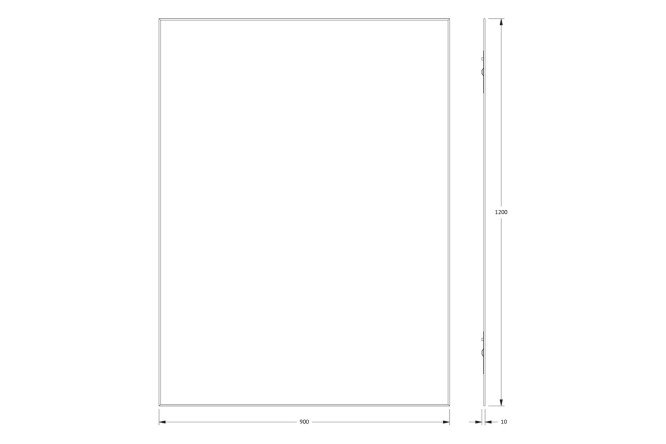 Зеркало с фацетом EVOFORM Standard 80545599 от магазина ЛесКонПром.ру