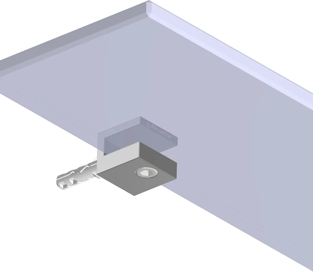 Полка STWORKI Glass Shelf 90 полкодержатели хром от магазина ЛесКонПром.ру