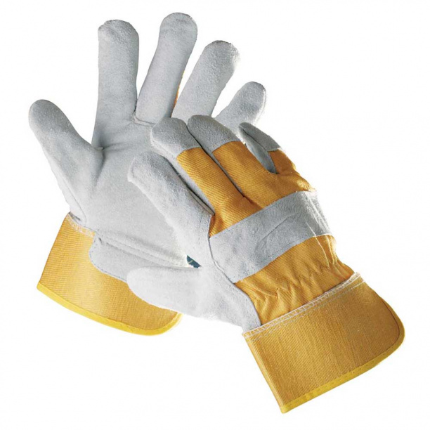 Перчатки рабочие спилковые комбинированные от магазина ЛесКонПром.ру