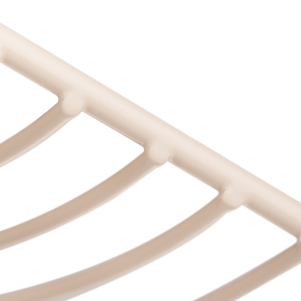 Полка сетчатая ЧМЗ NEW 2-ярусная угловая бежевая от магазина ЛесКонПром.ру