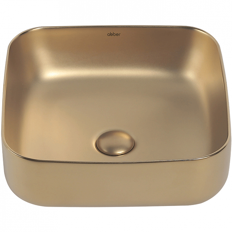 Раковина-чаша Abber Rechteck 39 AC2211MMG Золото матовое от магазина ЛесКонПром.ру