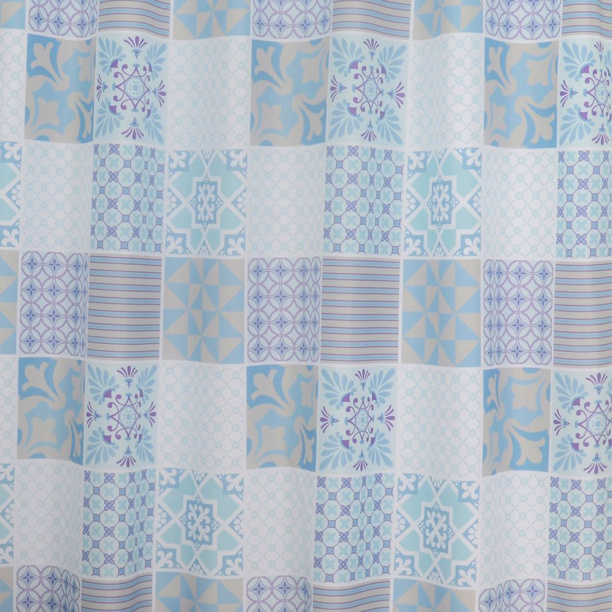 Штора для ванной BATH PLUS Provence 180х200 см текстиль голубая от магазина ЛесКонПром.ру
