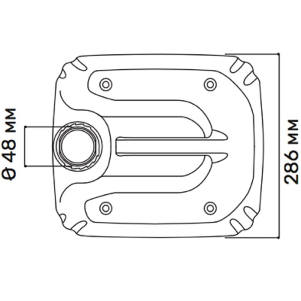 Канистра пластиковая 31,5 л от магазина ЛесКонПром.ру