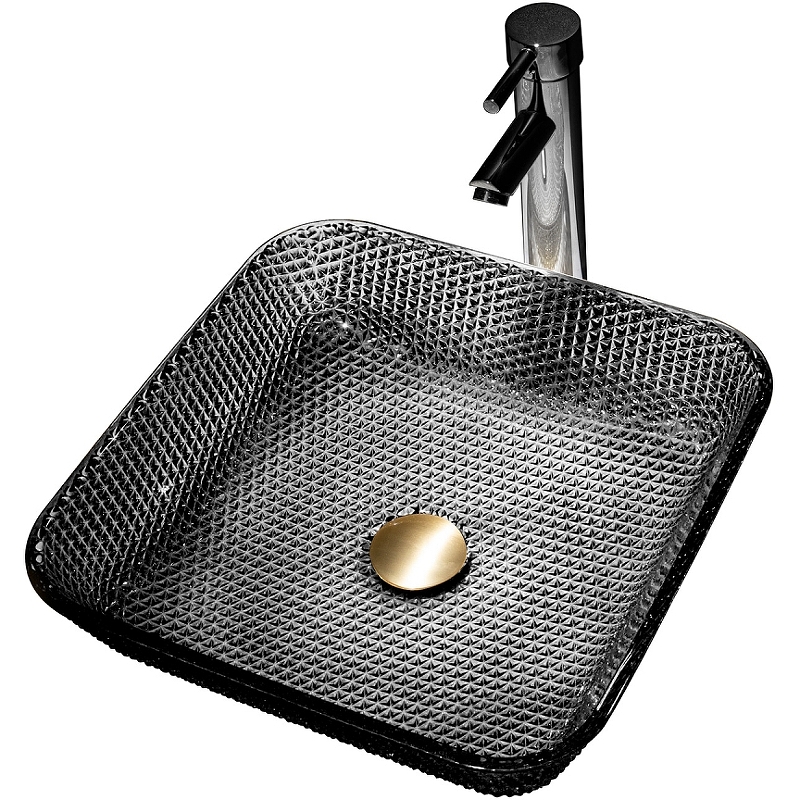 Раковина-чаша Abber Glas 39 AK2311B Черная от магазина ЛесКонПром.ру