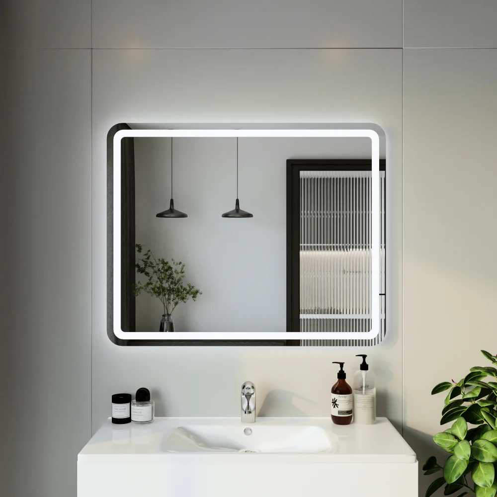 Зеркало Бриклаер Эстель-1 100 с подсветкой от магазина ЛесКонПром.ру