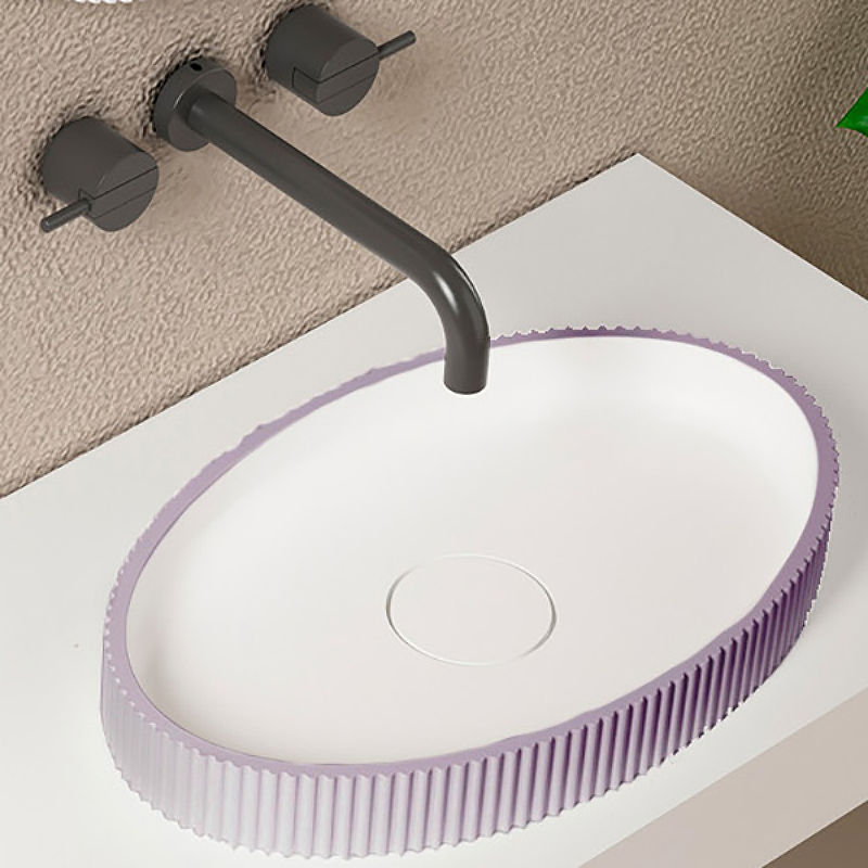 Раковина-чаша Abber Stein 50 AS2603Violett Фиолетовая от магазина ЛесКонПром.ру