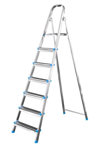 Стремянка стальная оцинкованная PERILLA ЯРУС 7 ступеней (арт.122207) от магазина ЛесКонПром.ру