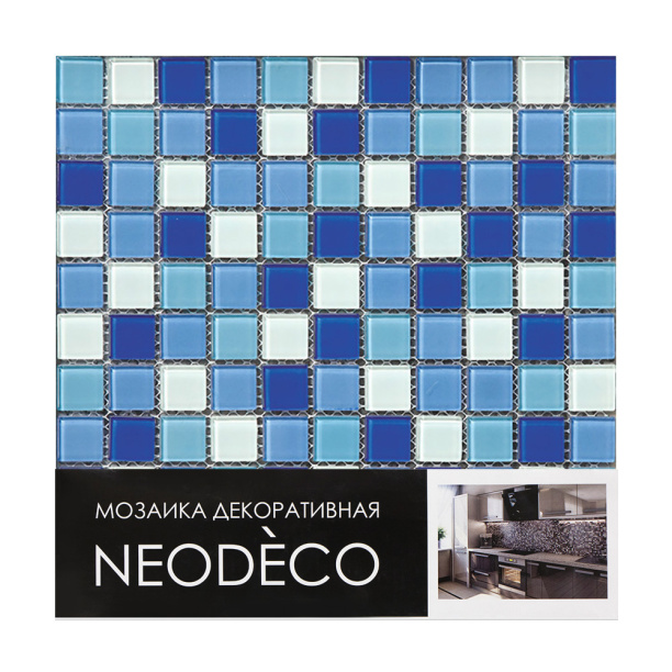 Мозаика NEODECO MQ021 стекло 30х30х0,4 см от магазина ЛесКонПром.ру