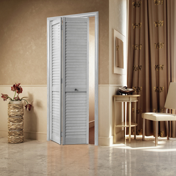 Дверь жалюзийная 2055х810 мм серый ясень от магазина ЛесКонПром.ру