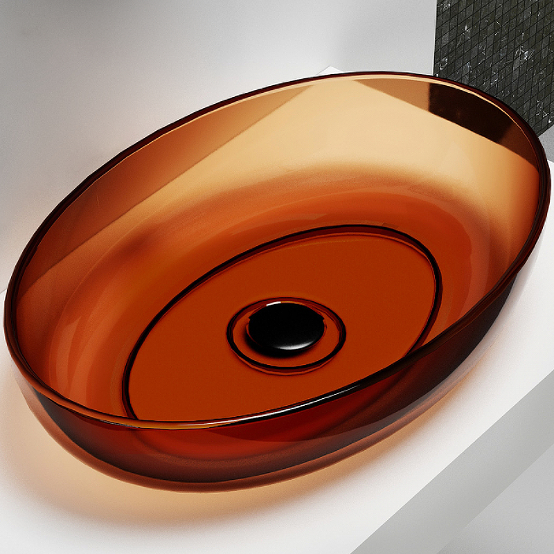 Раковина-чаша Abber Kristall 60 AT2801Opal Коричневая от магазина ЛесКонПром.ру