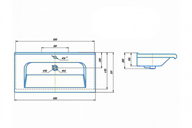 Раковина Леонардо 80353271 от магазина ЛесКонПром.ру