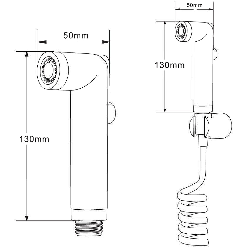 Гигиенический душ Orange HS011bk Черный от магазина ЛесКонПром.ру