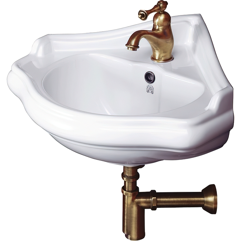 Раковина Migliore Bella 57 20608 угловая Белая от магазина ЛесКонПром.ру