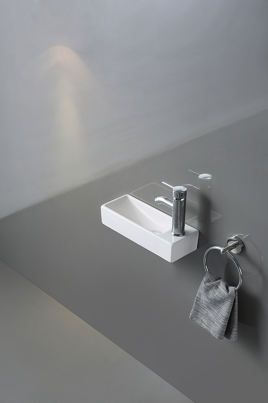 Раковина CeramaLux 38 9048FL Белая от магазина ЛесКонПром.ру