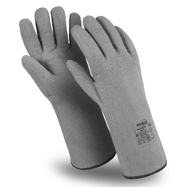 Перчатки термостойкие до 250 С 11 размер нитрил/полиэстер от магазина ЛесКонПром.ру