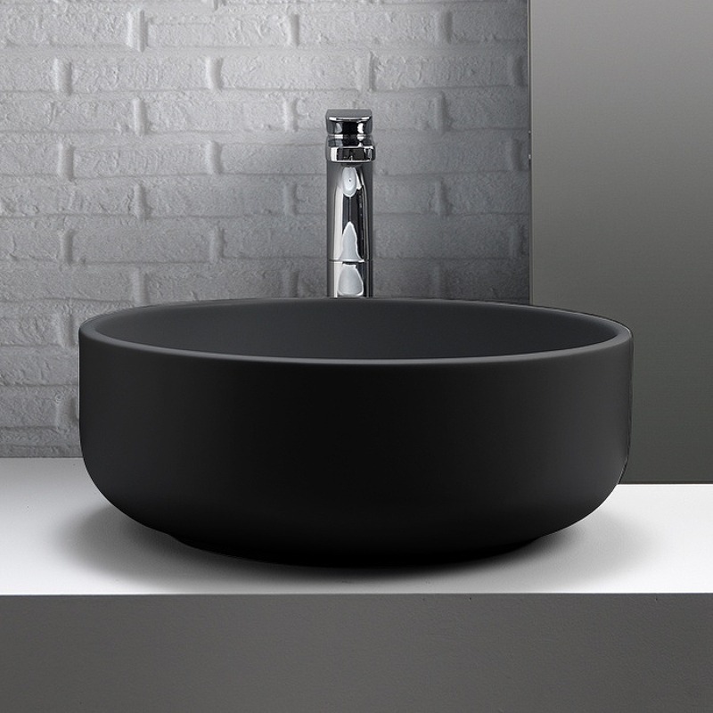 Раковина-чаша Kerasan Ciotola 46 430231 Черная матовая от магазина ЛесКонПром.ру