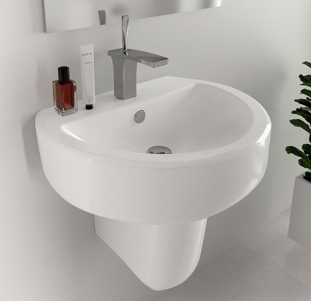 Раковина Sanita Luxe Best 55 BSTSLWB01 Белая от магазина ЛесКонПром.ру