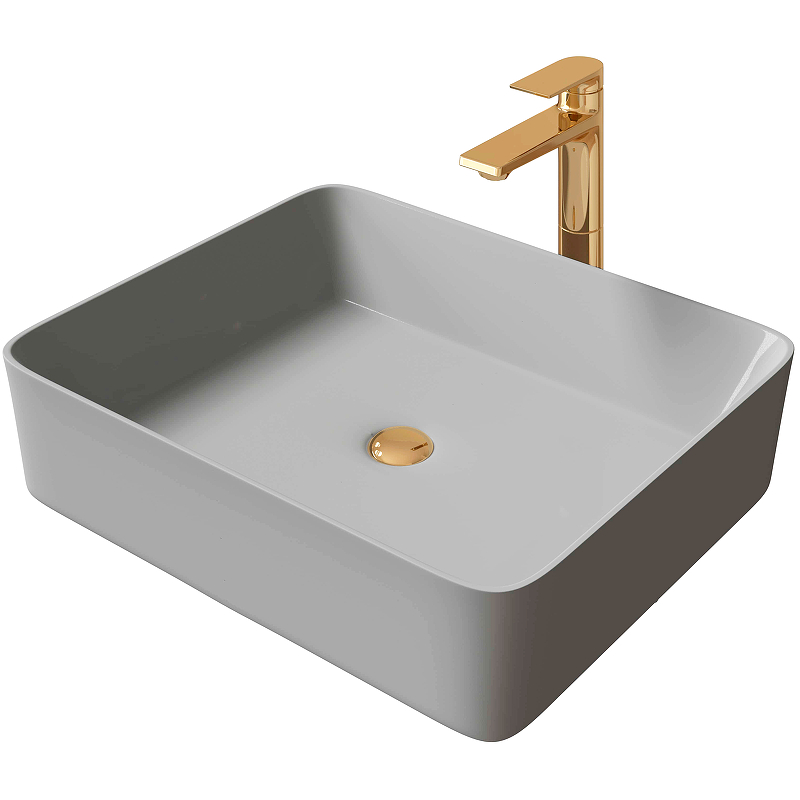 Раковина-чаша Grossman 48 GR-3016GM Серая матовая от магазина ЛесКонПром.ру