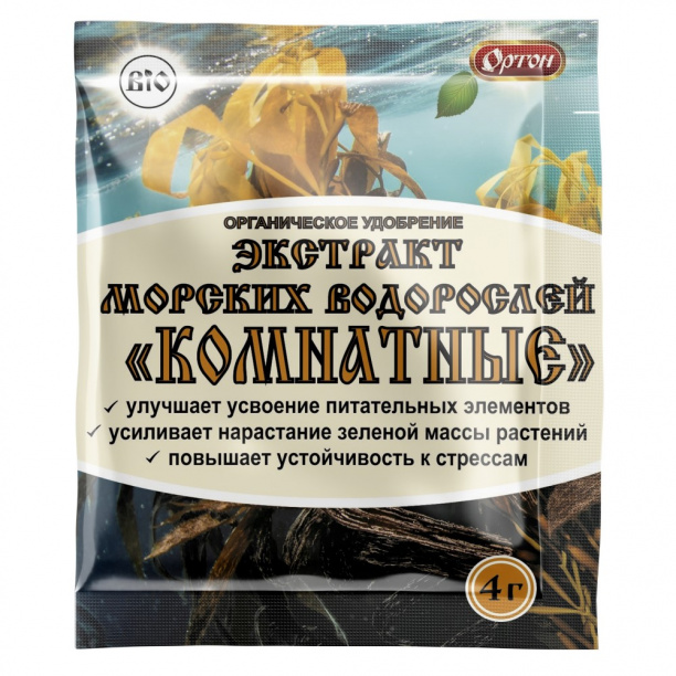 Удобрение Экстракт морских водорослей 4 г от магазина ЛесКонПром.ру
