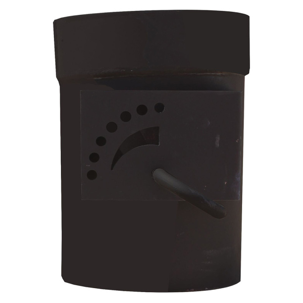 Патрубок дымохода Енисей горизонтальный 12 d=120 от магазина ЛесКонПром.ру