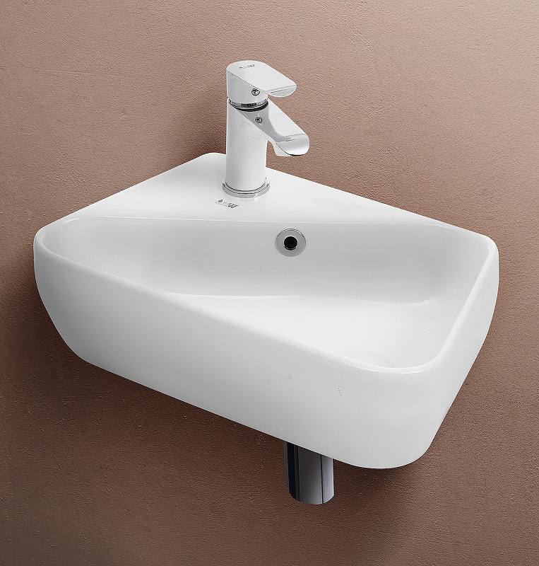 Раковина WeltWasser Aisbach 5096 L 46 10000004599 Белый глянец от магазина ЛесКонПром.ру