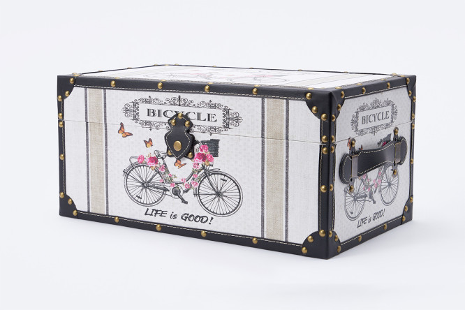 Сундук Велосипед 49x23x28 см 80435168 от магазина ЛесКонПром.ру