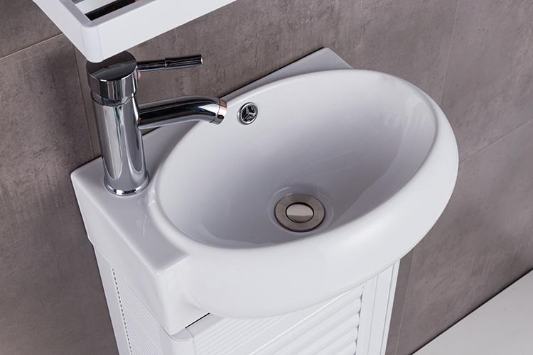 Раковина CeramaLux 43 9100R Белая от магазина ЛесКонПром.ру