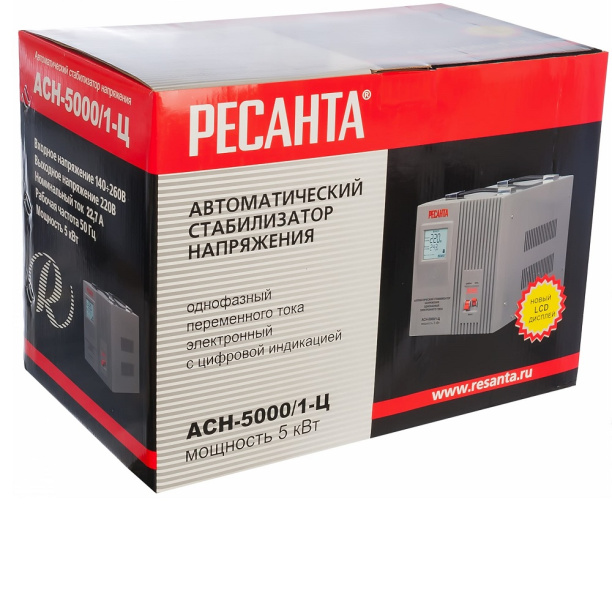 Стабилизатор Ресанта 5 кВт от магазина ЛесКонПром.ру