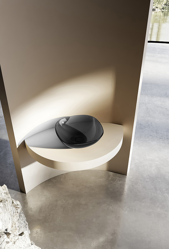 Раковина-чаша Abber Kristall 43 AT2806Onyx Черная от магазина ЛесКонПром.ру