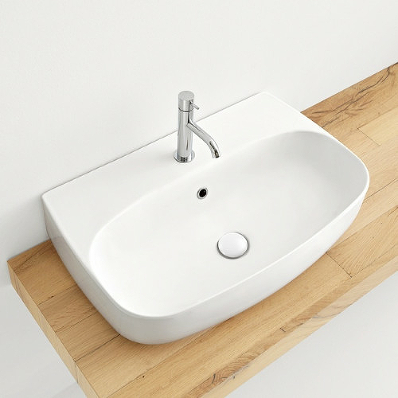 Раковина Kerasan Nolita 60 534101*1 Белая глянцевая от магазина ЛесКонПром.ру