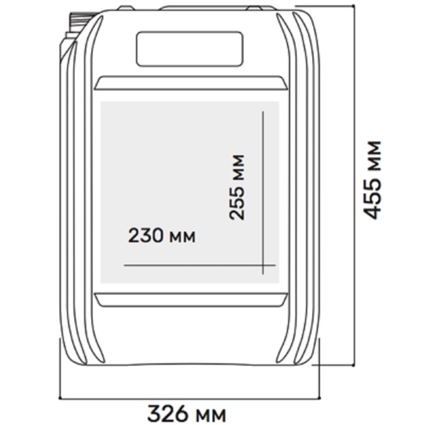 Канистра пластиковая 31,5 л от магазина ЛесКонПром.ру