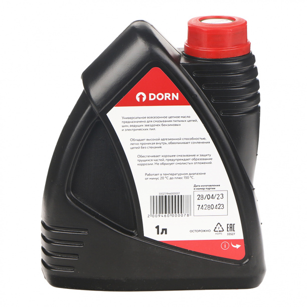 Масло для смазки цепей DORN 1 л от магазина ЛесКонПром.ру