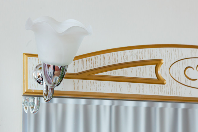 Зеркало с полкой Sanflor Адель 80353296 от магазина ЛесКонПром.ру