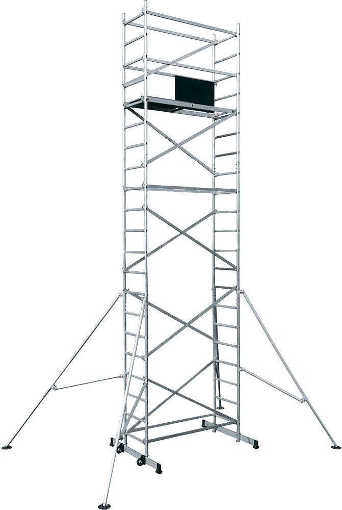 Вышка-тура алюминиевая АЛЮМЕТ ВТ 12 , рабочая высота 3,46 м. (Арт.ВТ101610020) от магазина ЛесКонПром.ру