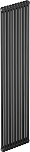 Радиатор стальной Rifar Tubog 1800 12 секций, 2-трубчатый, антрацит матовый