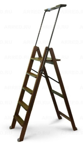 Стремянка Tuscania-5 Canaletto (Орех каналетто) Arredamenti  от магазина ЛесКонПром.ру