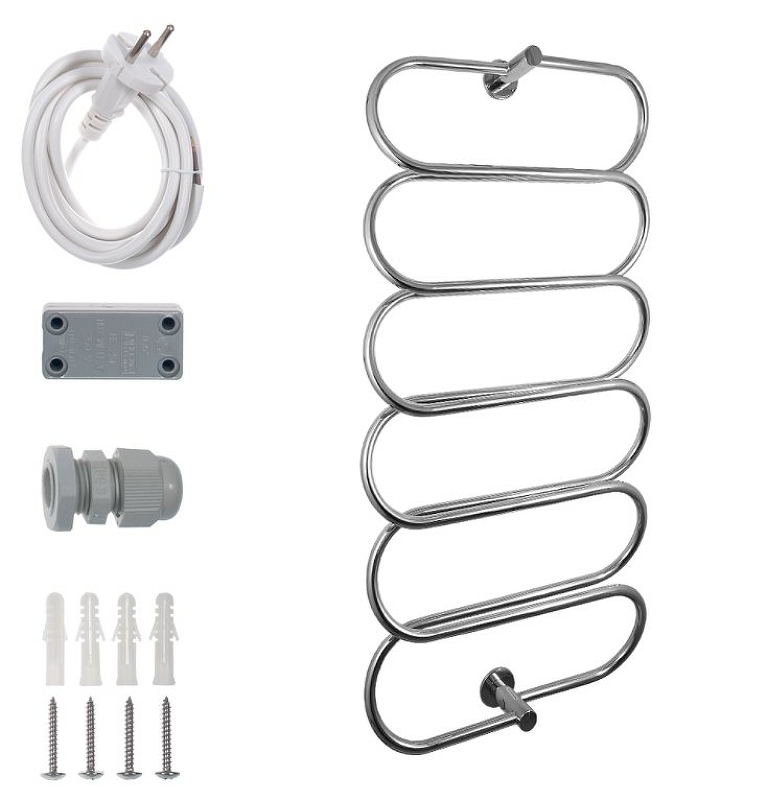 Электрический полотенцесушитель Energy Aura 1200x600 EETR0AURA1206000000 Хром от магазина ЛесКонПром.ру