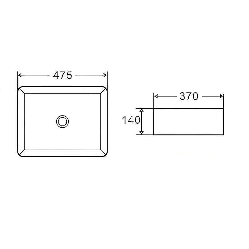 Раковина-чаша D&K Berlin 48 DT1430216 Белая от магазина ЛесКонПром.ру