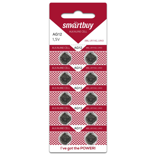 Батарейка Smartbuy G12 10 шт от магазина ЛесКонПром.ру
