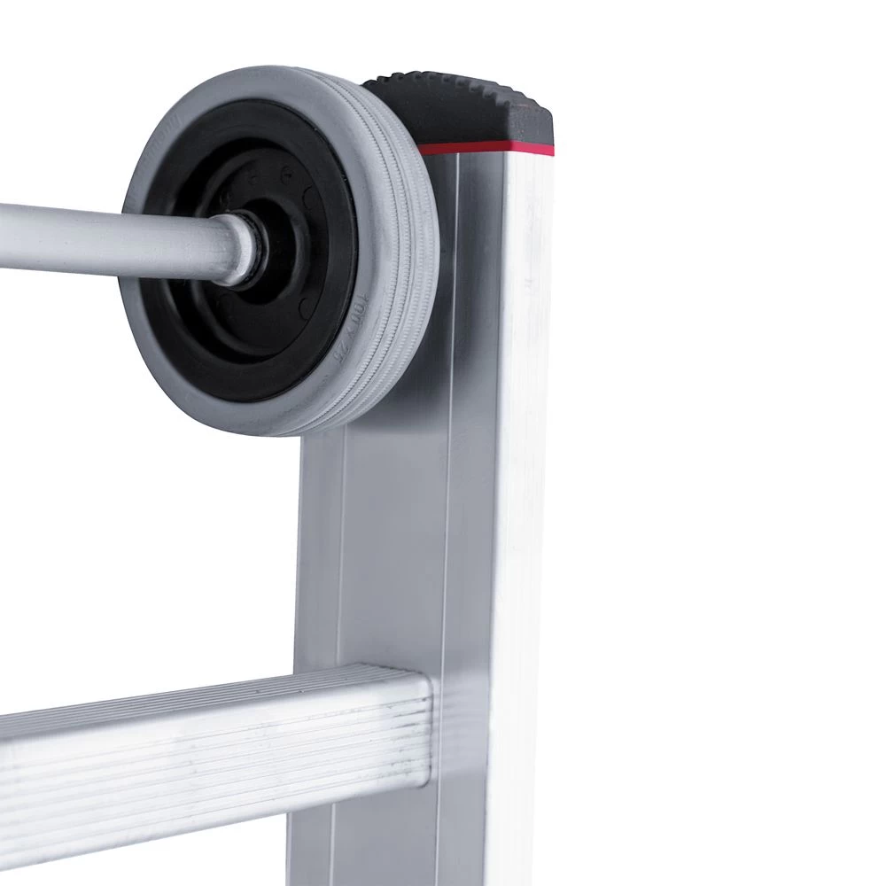 Лестница алюминиевая двухсекционная индустриальная с тросом Новая Высота 2х16 арт. 5240216 от магазина ЛесКонПром.ру