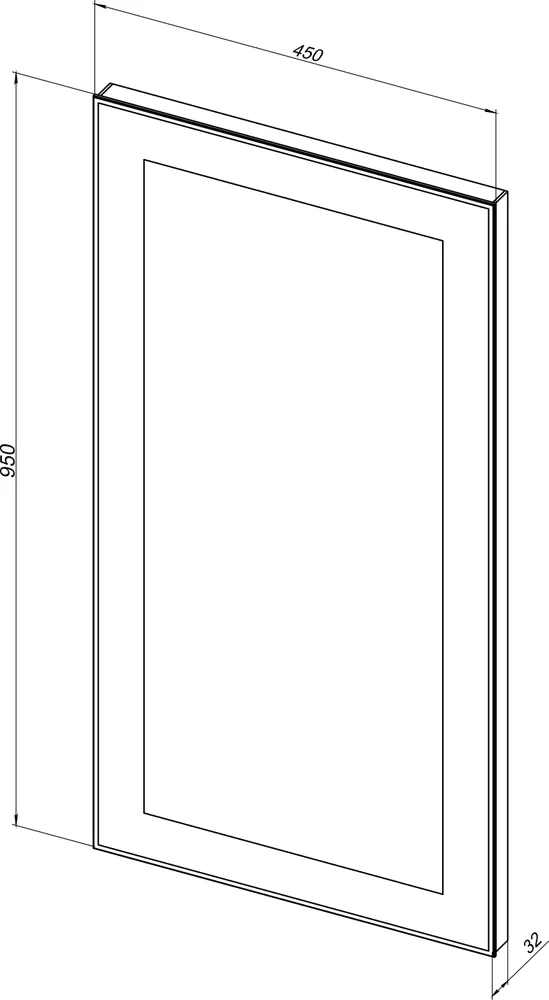 Зеркало Aquanet Алассио 4595 от магазина ЛесКонПром.ру