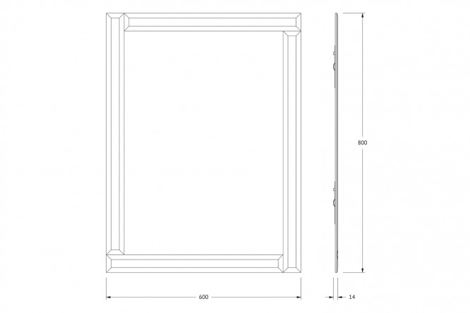 Зеркало EVOFORM Style 80372116 от магазина ЛесКонПром.ру
