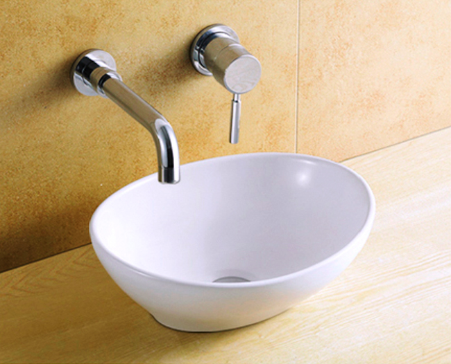 Раковина Mira MR-8021 белая от магазина ЛесКонПром.ру