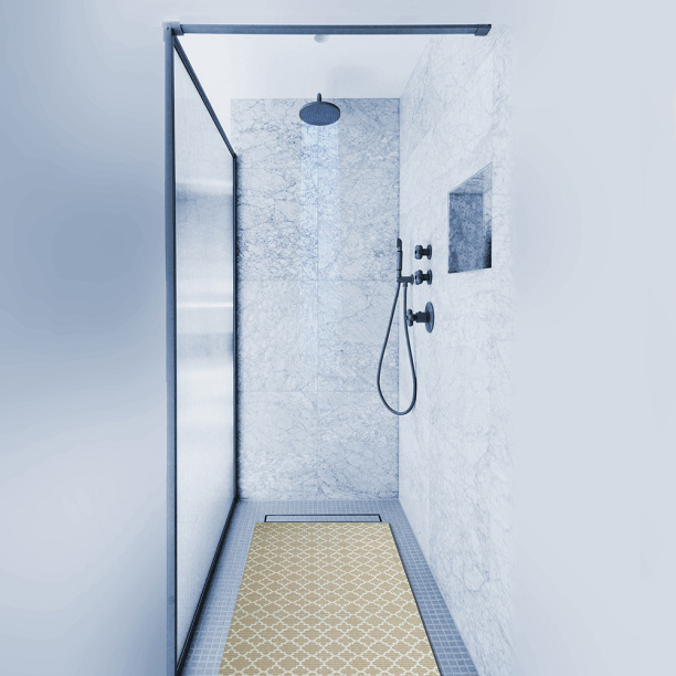 Коврик для ванной ВИЛИНА Арабеска 80 см ПВХ от магазина ЛесКонПром.ру